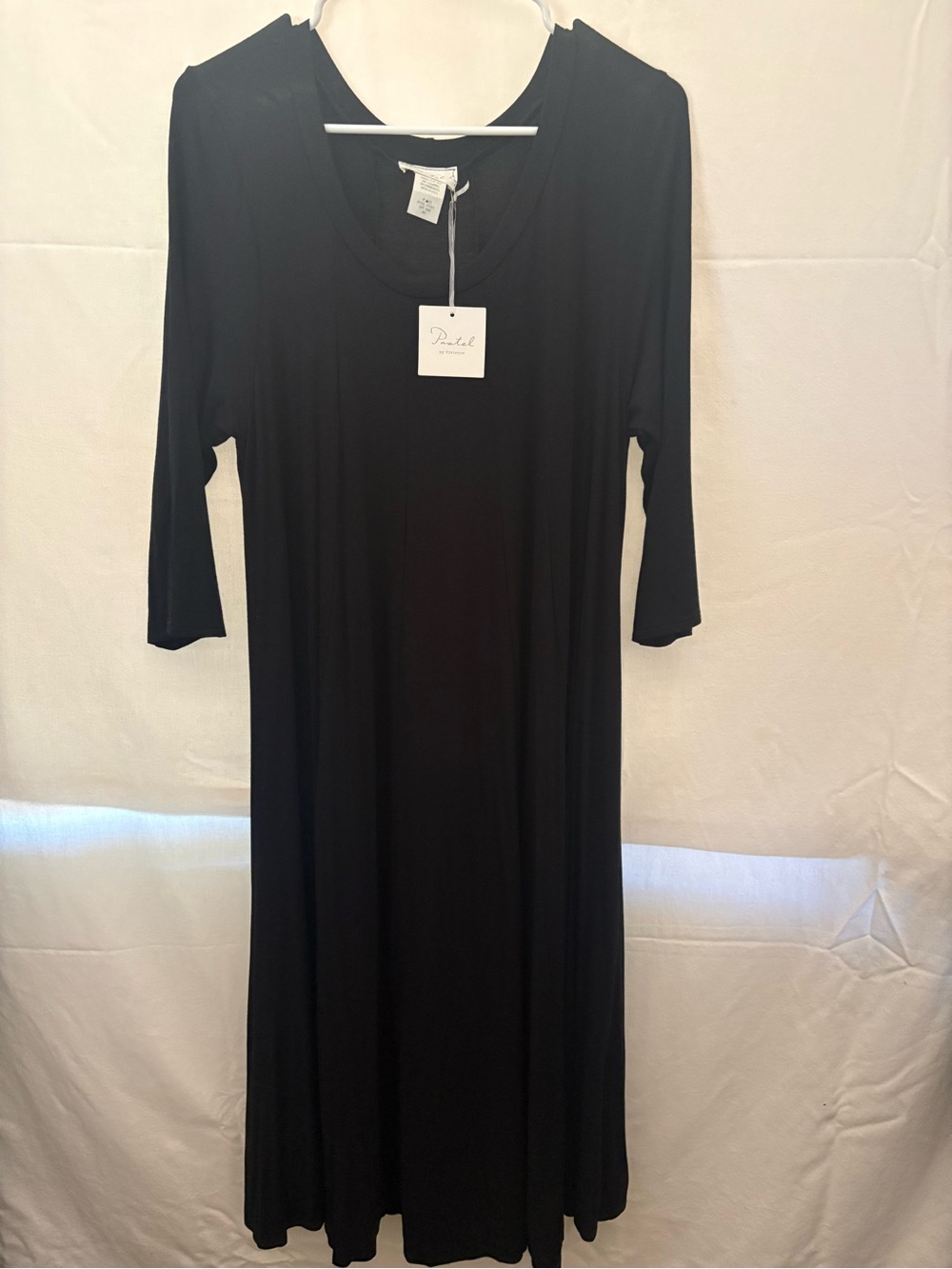 Black Long Sleeve Midi Dress